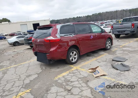 2020 Toyota Sienna Le из США, поврежденный, VIN 5TDKZ3DC8LS057861